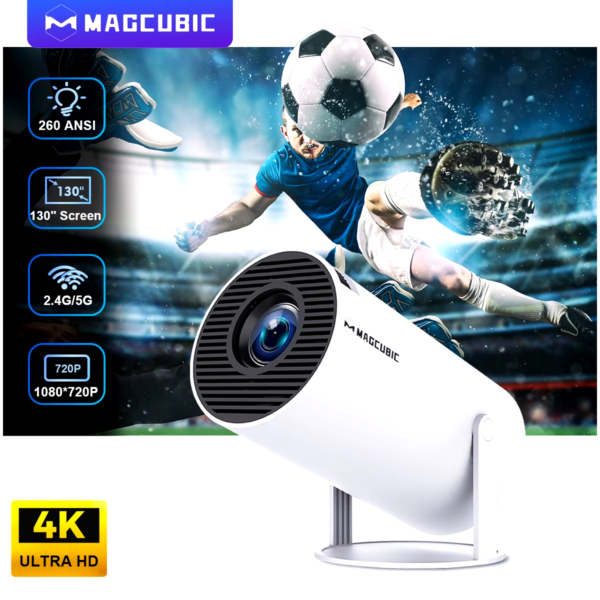 HY300 PRO 1080P 260ANSI 4K Android 11 Cinema Projector - Image 2