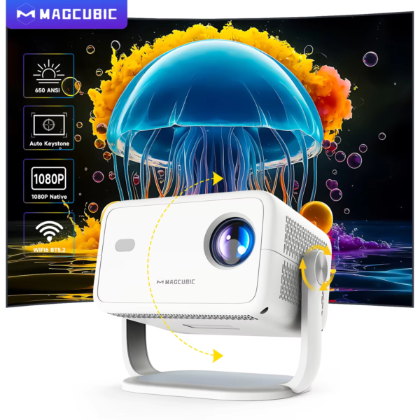 L018 Native 1080P 650ANSI 4K Android 11 Cinema Projector - Image 2