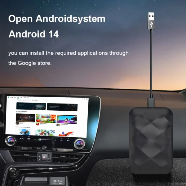 Android 14 3In1 CarPlay TV Box - Image 3