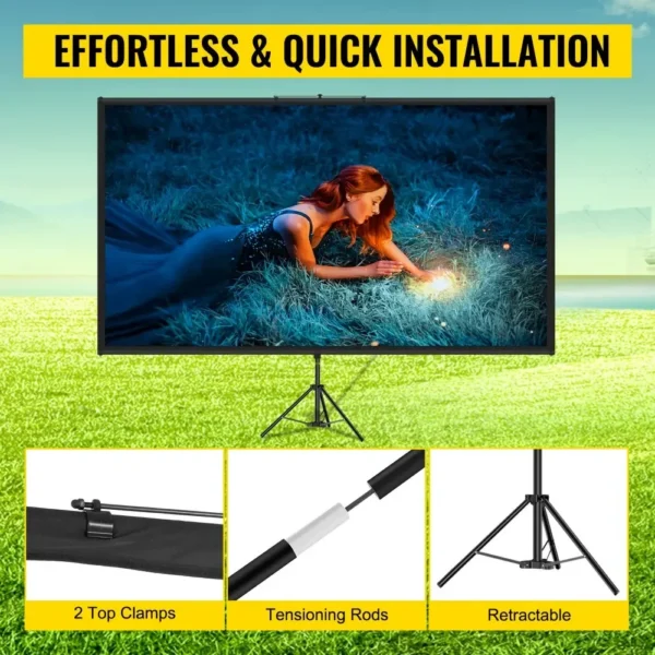 Tripod Projector Screen with Stand 16:9 - Image 5