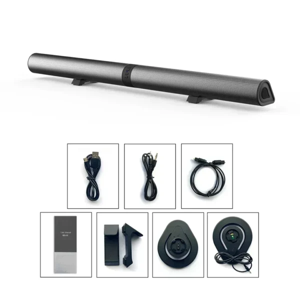 120W BS-56 AUX/BT/OPT Connections with 2-in-1 Detachable Home Cinema Soundbar - Image 6