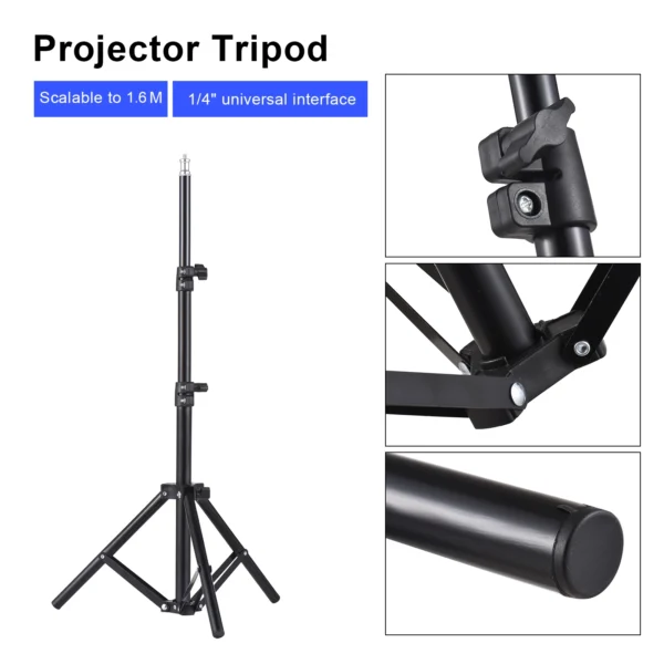 Stretchable Projector Tripod Stand  for HY300 pro/ HY320/ L018 - Image 5