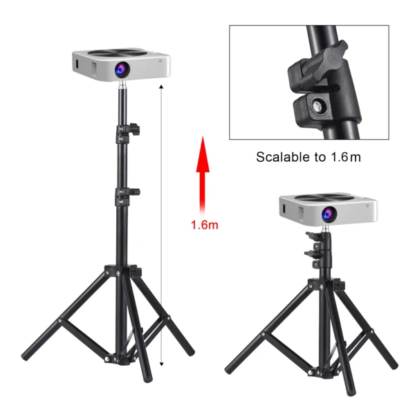 Stretchable Projector Tripod Stand  for HY300 pro/ HY320/ L018 - Image 4